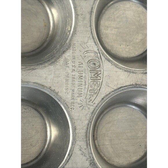 Vintage Chilton Ware Metal Baking Mini Muffin Egg Bite Pan USA Set Of 3 *12 Each - Picture 6 of 9